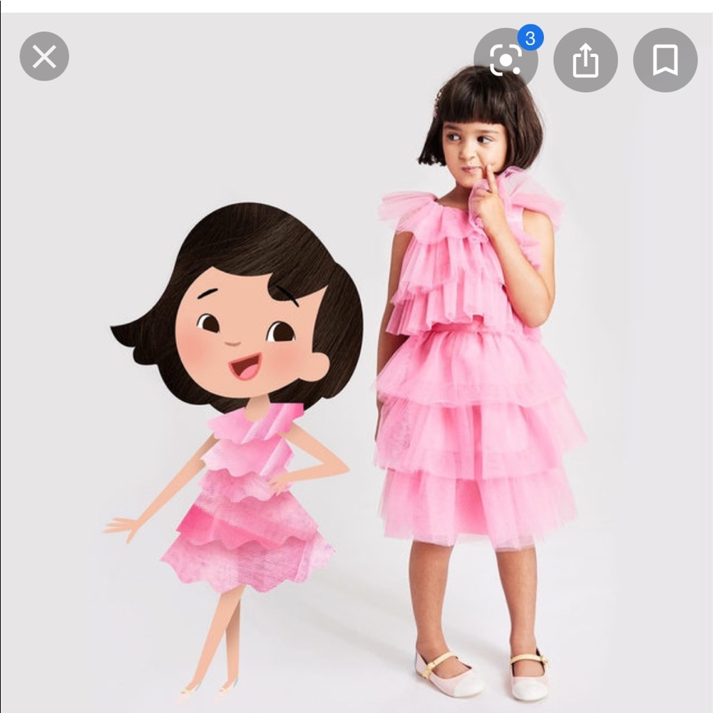 Juno Valentine x Janie & Jack tulle top & skirt